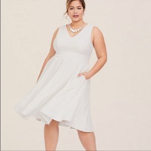 Torrid ever after white dress NWT - just taken out of bag to photograph